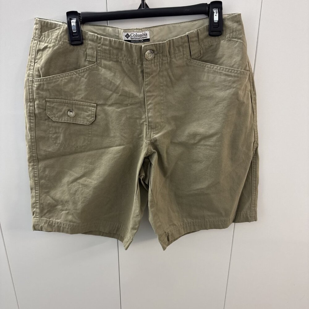 Columbia Hiking Shorts Womens‎ 10 Flat Front Chino